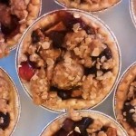 Apple Mincemeat Crumble Tarts