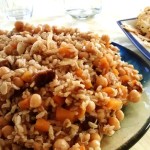 Rice Salad with Dates, Chickpeas and Butternut Squash