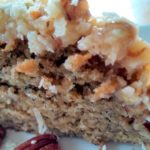 Banana Cake with Coconut Caramel Topping